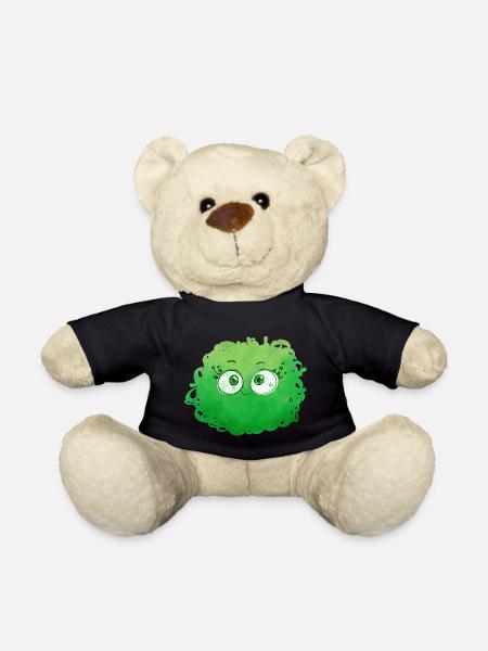 Petit Monstre pelote n°1 – vert - Nounours - noir