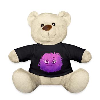 Petit Monstre pelote n°8 – rose - Nounours - noir - Devant