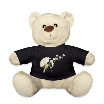 Pusteblume – Löwenzahn zur Fruchtzeit - Teddy - Schwarz - Vorne