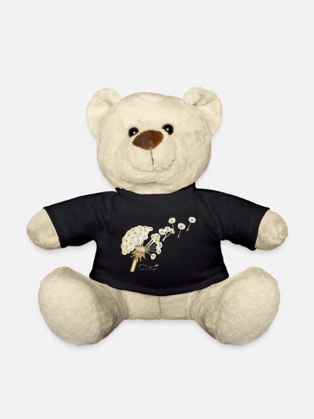 Pusteblume – Pissenlit au moment de la fructification - Nounours - noir