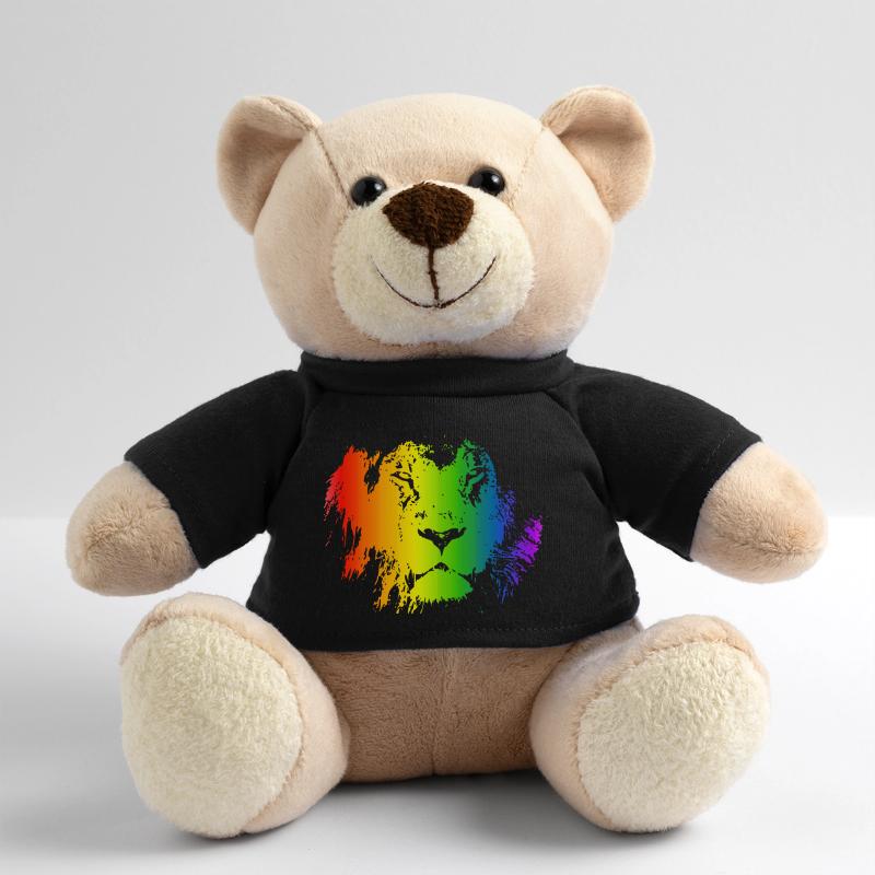 Lion Rainbow Animal Face coloré comme un chat Nounours