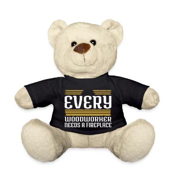birthday present lumber forester job - Teddy - Schwarz - Vorne