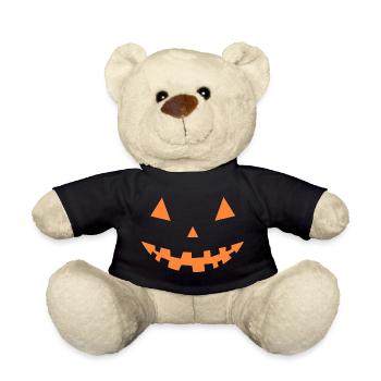 Silhouette Citrouille Jack-o'-lantern - Nounours - noir - Devant