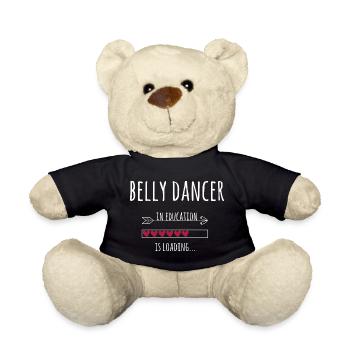 Belly Dancer & Belly Dance in Training Gift - Teddy Bear - black - Front