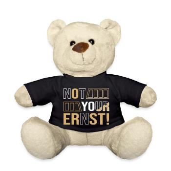 Pas votre sérieux! - Denglish Proverbes Denglisch - Nounours - noir - Devant