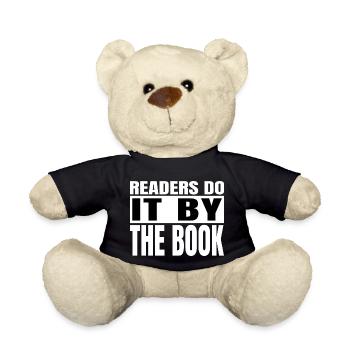 Frequent Readers Book Nerd Book Keeper Shirt - Teddy Bear - black - Front