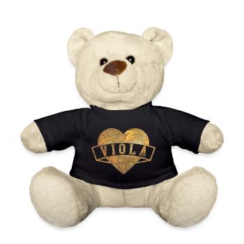 Viola Hearts Gold - Nounours - noir - Devant