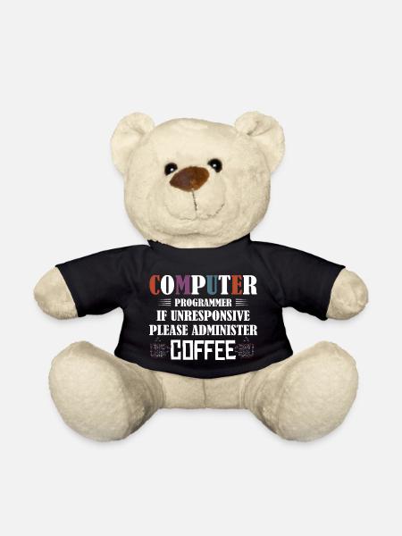Computer Programmer Software Coding - Teddy - Schwarz