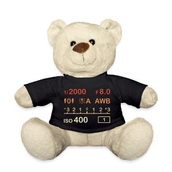 Digitale Fotokamera - Teddy - Schwarz - Vorne