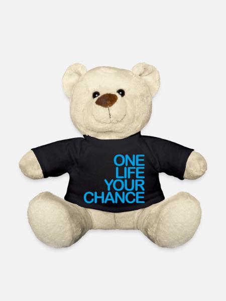 One LIFE your CHANCE 03 hellblau - Teddy - Schwarz