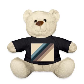 Vintage lines - Teddy Bear - black - Front