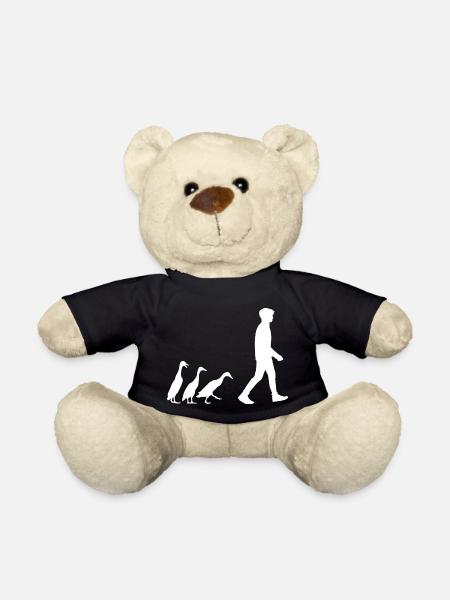 Running Duck Indian Running Duck Duck Duck - Teddy Bear - black