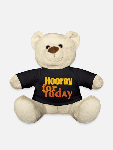 hooray for today - Teddy - Schwarz