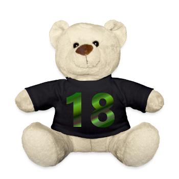 für frau, 18 Grüntöne - Teddy - Schwarz - Vorne