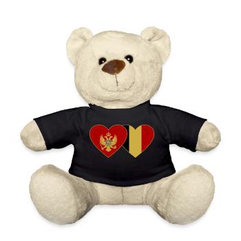 Monténégro Drapeau de la Belgique - Nounours - noir - Devant
