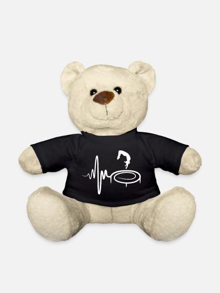 Trampoline Child - Teddy Bear - black