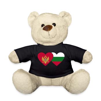 Monténégro Drapeau de la Bulgarie - Nounours - noir - Devant