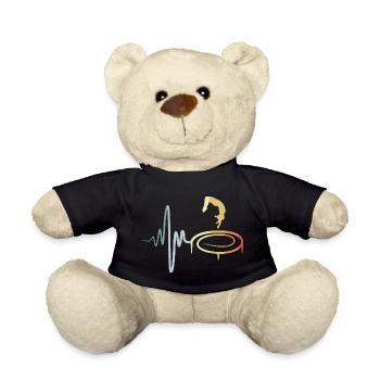 Vintage Trampolinspringen Kind - Teddy - Schwarz - Vorne