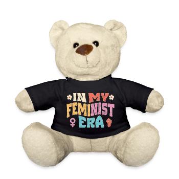 À mon époque féministe - Nounours - noir - Devant