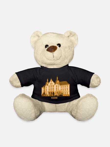 Hamm Rathaus Ruhrgebiet Nordrhein-Westfalen - Teddy - Schwarz