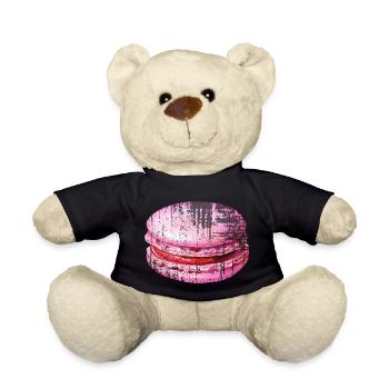 Pink Macaron - Teddy - Schwarz - Vorne
