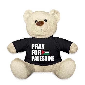 Pray for palestine - Nounours - noir - Devant