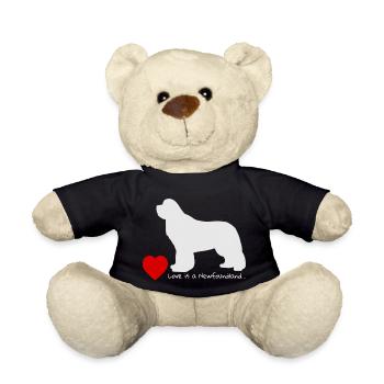 Love is a Newfoundland 003 - Teddy - Schwarz - Vorne