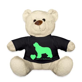 Love is a Newfoundland 009 - Teddy - Schwarz - Vorne