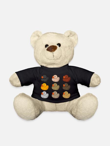 Ethnic Ducks - Teddy Bear - black