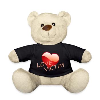 VICTIME D’AMOUR - Nounours - noir - Devant