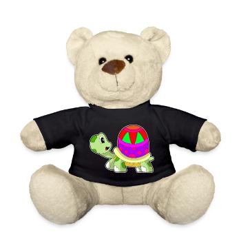 Oeuf de Pâques tortue - Nounours - noir - Devant
