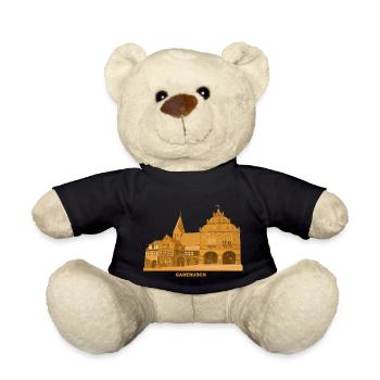 Gadebusch Rathaus Kirche Mecklenburg Vorpommern - Teddy - Schwarz - Vorne