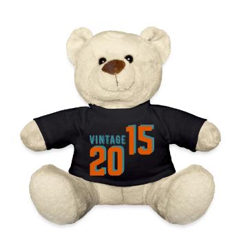 Vintage rétro 2015 - Nounours - noir - Devant