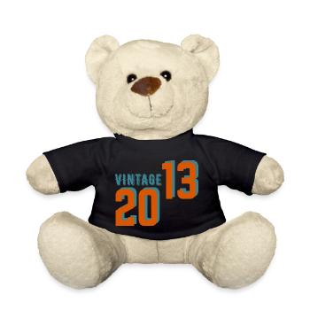 Vintage rétro 2013 - Nounours - noir - Devant