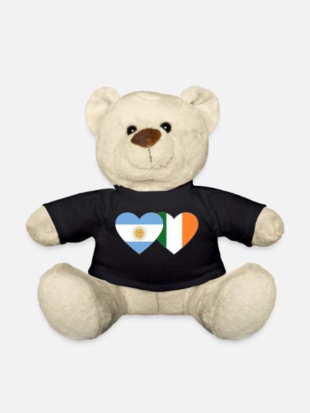 Drapeau de l’Argentine Irlande - Nounours - noir