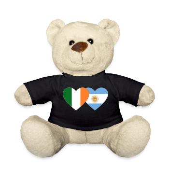 Drapeau de l’Irlande Argentine - Nounours - noir - Devant