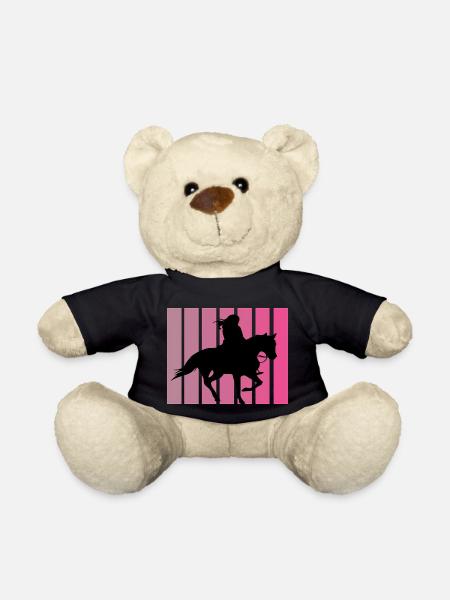 Retro Pferde Design - Teddy - Schwarz