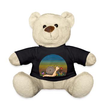 Schnecke - Teddy - Schwarz - Vorne