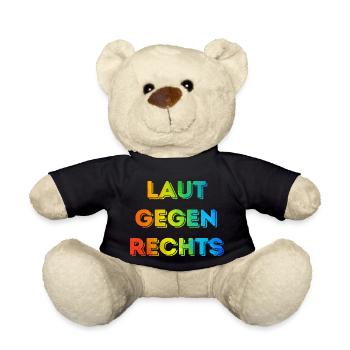 Laut gegen rechts Nr 08 - Teddy - Schwarz - Vorne