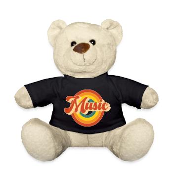 Music - Teddy Bear - black - Front