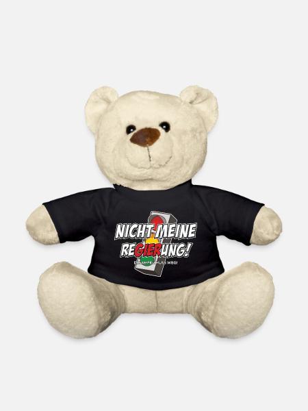 Nicht meine ReGIERung - Teddy - Schwarz