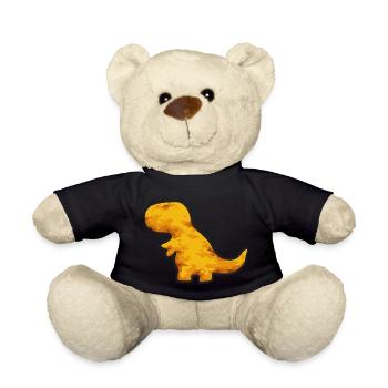 Dino Nuggets Dinosaurier Chicken Nuggets - Teddy - Schwarz - Vorne