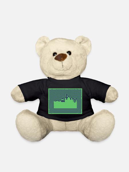Berlin Skyline - Teddy - Schwarz