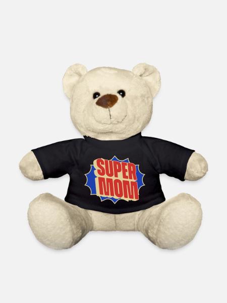 Super Mama - Teddy - Schwarz