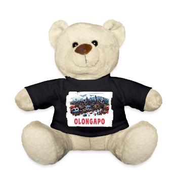 Olongapo Stadt Philippinen Urlaub Skyline - Teddy - Schwarz - Vorne