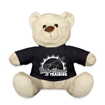 Gusle Virtuoso in training Serbia Balkans - Teddy Bear - black - Front