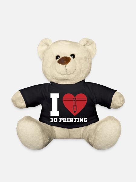 3D Drucker 3D Druck - Teddy - Schwarz
