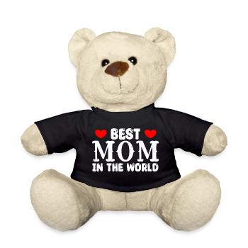 Best Mom In The World - Teddy - Schwarz - Vorne