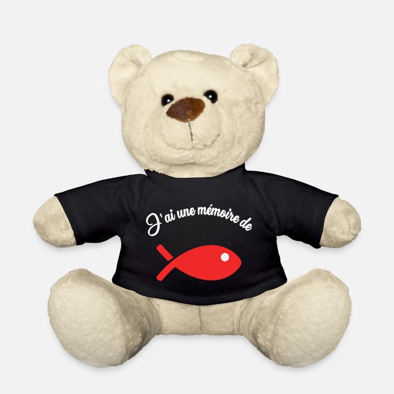 POISSON. HUMOUR - Nounours - noir