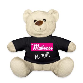 VIELEN DANK. DANKE. VIELEN DANK. JAHRESTAG. GEBURT. - Teddy - Schwarz - Vorne